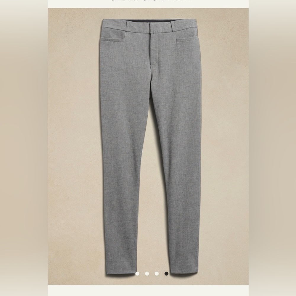 Banana‎ Republic dress pants gray cotton with stretch size 4L